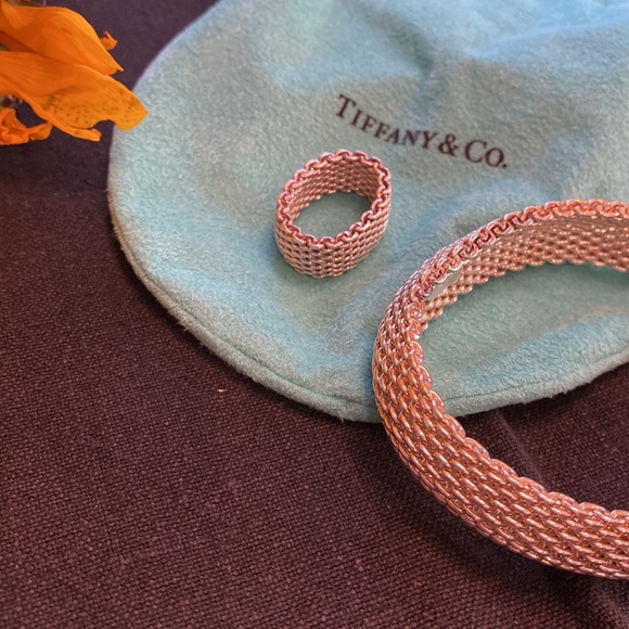Tiffany & Co. Mesh bracelet and ring - Picture 4 of 6